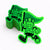 Stack of green superhero stickers with a white background collection_pdp_image